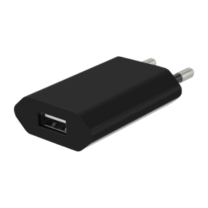 Chargeur mural USB pour smartphone noir