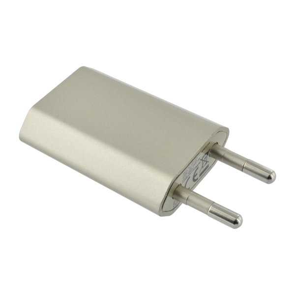 Chargeur mural USB pour smartphone or