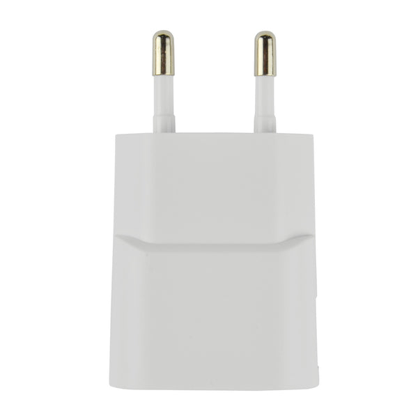 Chargeur mural USB pour mobile et smartphone blanc